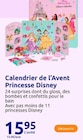 Calendrier de l'Avent Princesse Disney - Disney en promo chez Action Sarcelles à 15,95 €