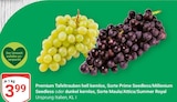 Premium Tafeltrauben hell kernlos Angebote bei GLOBUS Siegen für 3,99 €