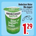 Bio-Jogurt im EDEKA Prospekt Bio-Jogurt von Andechser Natur im aktuellen EDEKA Prospekt für 1,29 €
