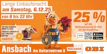 OBI Prospekt für Leutershausen: "LANGE EINKAUFSNACHT", 1 Seite, 03.12.2025 - 06.12.2025