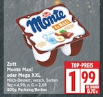 Monte Maxi im EDEKA Prospekt Monte Maxi von Zott im aktuellen EDEKA Prospekt für 1,99 €