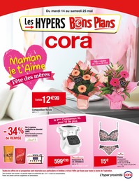 Prospectus Supermarchés de Cora à Heiligenstein: "Maman, je t'Aime", 24 pages, 14/05/2024 - 25/05/2024