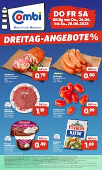 Aktueller combi Prospekt (Melle) combi Prospekt "DREITAG-ANGEBOTE" mit Seite (Melle)