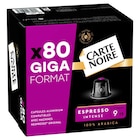 Capsules de café "Giga Format" - CARTE NOIRE en promo chez Carrefour Market Vénissieux à 16,79 €