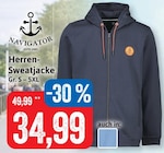 Herren-Sweatjacke Angebote von Navigator bei Kaufhaus Stolz Rostock für 34,99 €