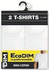 Lot de 2 Tee Shirts Homme - EcoDIM en promo chez Super U Saint-Denis à 11,83 €