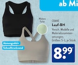 Lauf-BH Schwarz im ALDI SÜD Prospekt Lauf-BH Schwarz von CRANE im aktuellen ALDI SÜD Prospekt für 8,99 €