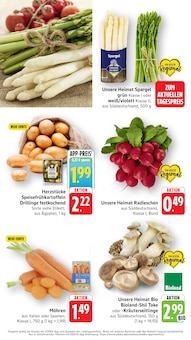 Spargel im EDEKA Prospekt "Aktuelle Angebote" mit 19 Seiten (Heidelberg)