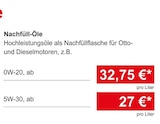 Nachfüll-Öle 0W-20 Angebote bei AutoCrew Lüneburg für 27,00 €