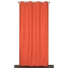 Rideau isolant thermique terracotta en promo chez Décor Discount Échirolles à 31,19 €