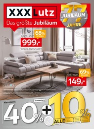 Möbel & Einrichtung Prospekt von XXXLutz Möbelhäuser XXXLutz Möbelhäuser Prospekt: Das größte Jubiläum, 24 Seiten, 01.08.2022 - 31.08.2022