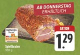 E center Ochsenfurt - Spießbraten Angebot im Prospekt Spießbraten bei E center im Ochsenfurt Prospekt für 1,29 €
