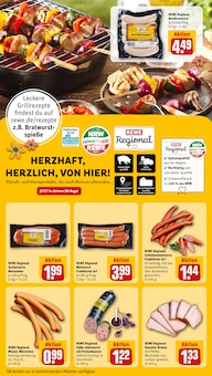 Bratwurst im aktuellen REWE Prospekt (Oberhausen) Bratwurst im REWE Prospekt "Dein Markt" mit 34 Seiten (Oberhausen)