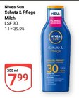 Schutz & Pflege Milch im Angebot bei GLOBUS in Frankenthal Schutz & Pflege Milch Angebote von Nivea Sun bei GLOBUS Frankenthal für 7,99 €