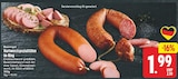 Knoblauchwurst grob&fein von Bauerngut für 1,99 € bei E center im Angebot Knoblauchwurst grob&fein von Bauerngut im aktuellen E center Prospekt