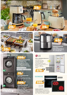 Waschmaschine im Möbel Kraft Prospekt "WOHNTRENDS ZUM KRAFTPREIS!" mit 20 Seiten (Weimar)