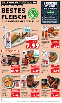 Steak im Kaufland Prospekt "Aktuelle Angebote" mit 62 Seiten (Rostock)
