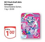 Kraft Aktiv Schnapper im Angebot bei GLOBUS in Erlangen Kraft Aktiv Schnapper Angebote von WC Frisch bei GLOBUS Erlangen für 1,00 €