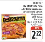 Die Ofenfrische Pizza bei EDEKA im Rauhenebrach Prospekt für 2,22 €