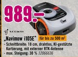 „Navimow i105E“ Angebote von SEGWAY bei Hornbach Worms für 989,00 €