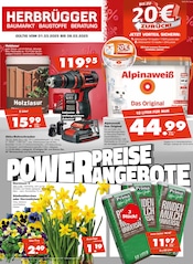 Aktueller Herbrügger Prospekt mit Bohrmaschine, "POWER PREISE", Seite 1