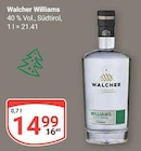 Williams Angebote von Walcher bei GLOBUS Jena für 14,99 €