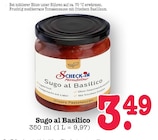 Sugo al Basilico Angebote von Scheck-In Manufaktur bei E center Offenbach für 3,49 €