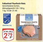 Thunfisch-Filets Angebote von Followfood bei GLOBUS Bruchsal für 2,79 €