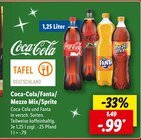 Alkoholfrei Getränke im Angebot bei Lidl in Esslingen Alkoholfrei Getränke Angebote von Coca-Cola, Fanta, Mezzo Mix oder Sprite bei Lidl Esslingen für 0,99 €