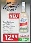 Ron Carta Blanca Rum 38% Vol. Angebote von Ron Santiago de Cuba bei Getränkeland Stralsund für 12,99 €