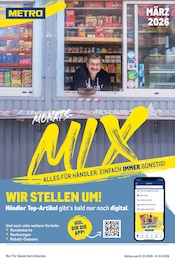 Aktueller METRO Weitere Geschäfte Prospekt in Wittmar und Umgebung, "Monatsmix März" mit 20 Seiten, 01.03.2026 - 31.03.2026