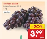 Trauben dunkel im Angebot bei Netto Marken-Discount in Halle Trauben dunkel Angebote bei Netto Marken-Discount Halle für 3,99 €