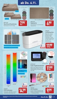 Projektionswecker Angebot im ALDI Nord Prospekt, gültig von 03.11.2025 bis 08.11.2025 Projektionswecker Angebot im aktuellen ALDI Nord Prospekt auf Seite 31