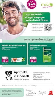 Aktueller mea - meine apotheke Prospekt "Unsere August-Angebote" für Ravensburg Aktueller mea - meine apotheke Prospekt für Ravensburg mit Seiten