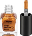 Nagellack Easy & Speedy 480 Pearly Bronze Orange von trend !t up im aktuellen dm-drogerie markt Prospekt für 1,25 €