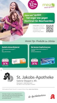 Aktueller mea - meine apotheke Prospekt "Unsere Oktober-Angebote" Seite 1 von 4 Seiten
