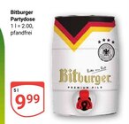 Partydose Angebote von Bitburger bei GLOBUS Gera für 9,99 €