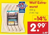 Extrawurst im Angebot bei Netto Marken-Discount in Köln Extrawurst Angebote von Wolf bei Netto Marken-Discount Köln für 2,99 €