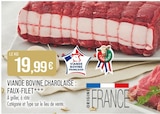 Viande Bovine Charolaise : Faux-Filet en promo chez Supermarchés Match Roubaix à 19,99 €