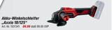 Akku-Winkelschleifer Axxio 18/125 von Einhell im aktuellen toom Baumarkt Prospekt
