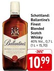 Finest Blended Scotch Whisky im Angebot bei E center in Kirchheim Finest Blended Scotch Whisky Angebote von Ballantine's bei E center Kirchheim für 10,99 €