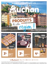 Prospectus Auchan Hypermarché "PRODUITS de notre région !", 8 pages, 20/02/2024 - 25/02/2024