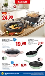 Prix et réduction Poêle dans le prospectus Lidl en cours Offre Poêle dans le catalogue Lidl du moment à la page 45