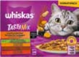 Katze Nassfutter Vorratspack von Whiskas für 6,99 € bei Rossmann im Angebot Katze Nassfutter Vorratspack von Whiskas im aktuellen Rossmann Prospekt