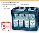 Mineralwasser Angebote von Gerolsteiner bei GLOBUS Erftstadt für 5,99 €
