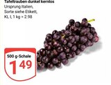 Tafeltrauben dunkel kernlos Angebote bei GLOBUS Krefeld für 1,49 €