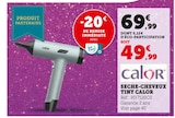 Hyper U Valenton - Promo Seche-cheveux Tiny Calor Promo Seche-cheveux Tiny Calor à 49,99 € dans le catalogue Hyper U à Valenton