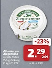 Ziegenkäse im Angebot bei combi in Spenge Ziegenkäse Angebote von Altenburger bei combi Spenge für 2,29 €