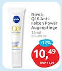 Q10 Anti-Falten Power Augenpflege von Nivea im aktuellen budni Prospekt