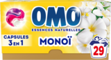 LESSIVE CAPSULES 3EN1 MONOI OMO - OMO en promo chez Auchan Hypermarché Lambersart à 10,99 €